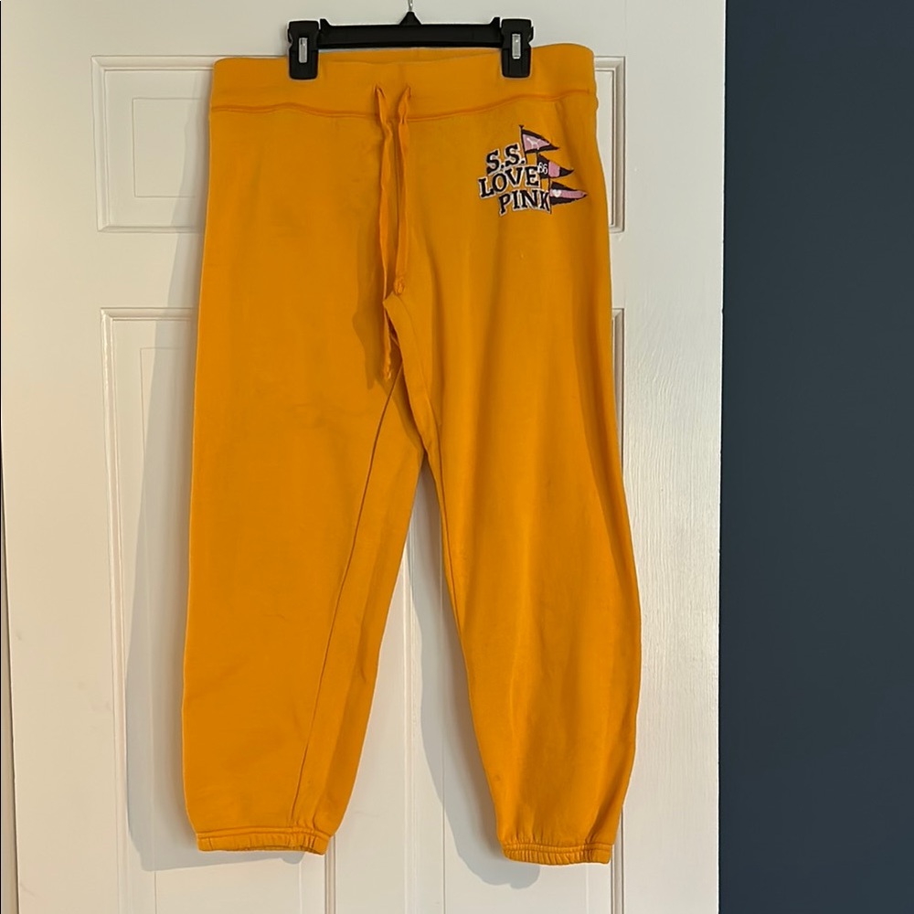 PINK Victoria's Secret Kids Yellow Sweatpants